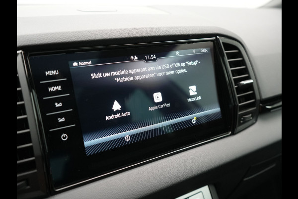 Škoda Karoq 1.5 TSI ACT Sportline Facelift Model 150pk DSG Dealer O.H | Trekhaak Af Fabriek | Adaptive Cruise | Crystal LED | Lederen Sportstoelen Memory & Verwarmd | Keyless | Sfeerverlichting | Apple Carplay | Verwarmd Sportstuur | Navigatie | Virtual | DAB |