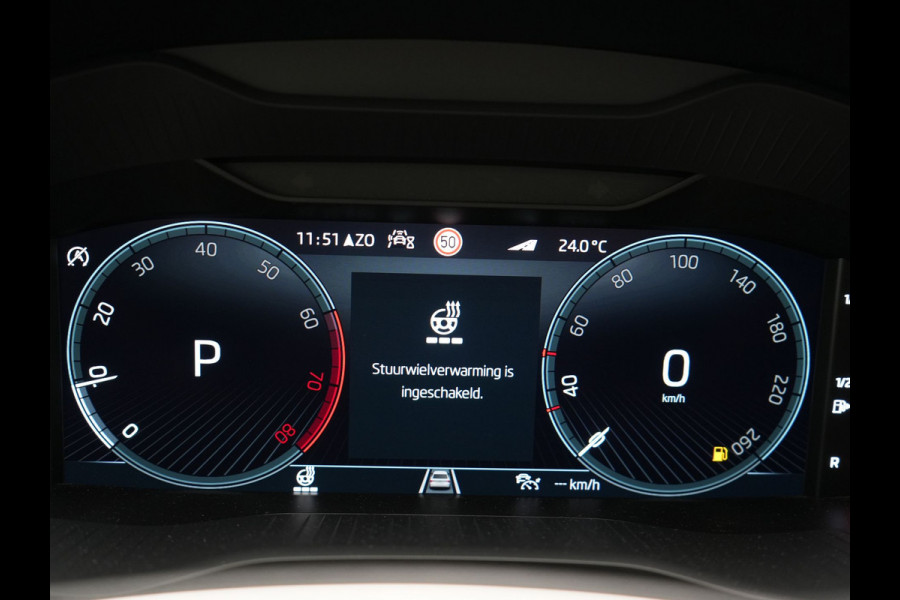 Škoda Karoq 1.5 TSI ACT Sportline Facelift Model 150pk DSG Dealer O.H | Trekhaak Af Fabriek | Adaptive Cruise | Crystal LED | Lederen Sportstoelen Memory & Verwarmd | Keyless | Sfeerverlichting | Apple Carplay | Verwarmd Sportstuur | Navigatie | Virtual | DAB |