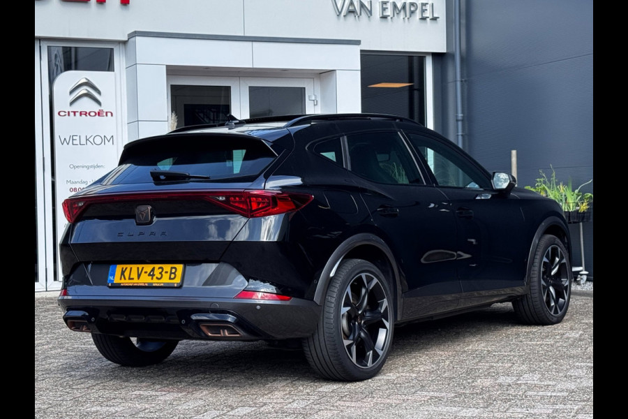 CUPRA Formentor 1.4 e-Hybrid VZ Performance | 245 PK | 99% SOH | Pano | Sportstoelen + Memory | 360 Camera | Stoelverwarming