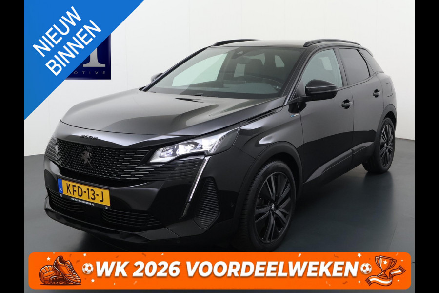 Peugeot 3008 1.6 HYbrid 225 GT VAN: 24.900,- VOOR: 22.877,- UW WKVOORDEEL: 2.023,-BLACK PACK| ELEKTRISCHE ACHTERKLEP| CAMERA| STOELVERWARMING| LED| FOCAL AUDIO| ADAPTIVE CRUISE CONTROL|