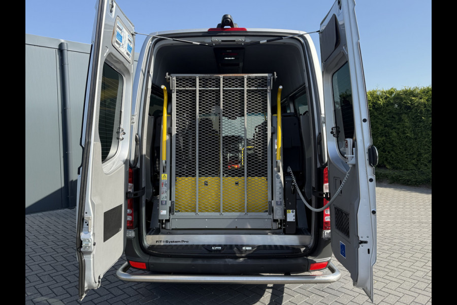 Mercedes-Benz Sprinter 314 CDI AUTOMAAT EURO 6 / FLEXI-TRANS ROLSTOELBUS + LIFT / L2H2 / 9 PERSOONS / CAMERA / AIRCO / PRIJS INCL BTW EN BPM
