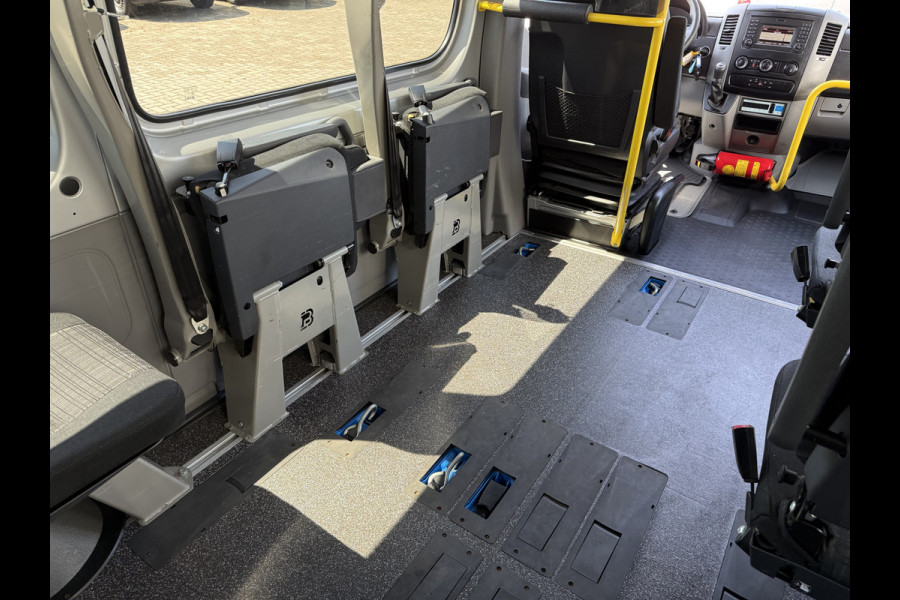 Mercedes-Benz Sprinter 314 CDI AUTOMAAT EURO 6 / FLEXI-TRANS ROLSTOELBUS + LIFT / L2H2 / 9 PERSOONS / CAMERA / AIRCO / PRIJS INCL BTW EN BPM