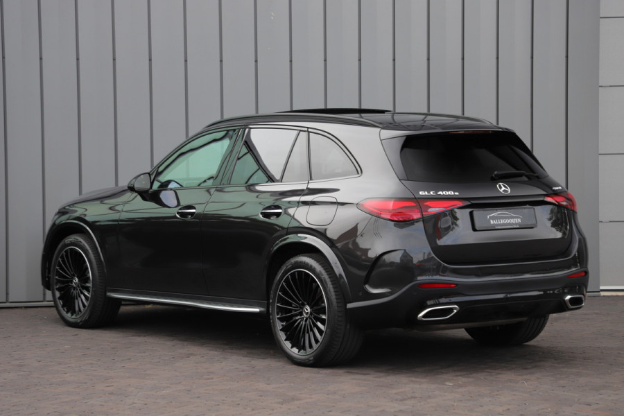 Mercedes-Benz GLC 400e AMG 4-Matic Aut9 | 381PK | Luchtvering | Achterasbesturing | Massage | Head-up | Keyles-go | Burmester | Pano | Distronic+