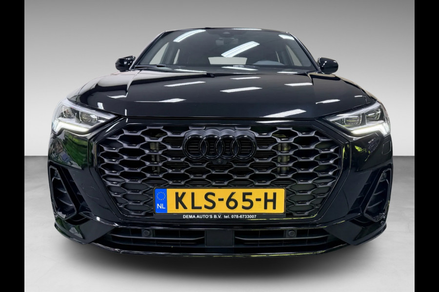 Audi Q3 Sportback 35 TFSI 2X S-LINE BLACKLINE 20'' SFEERVERL/CARPLAY/ADAPT-CR/DAB/SONOS/ELECTR-STOELEN///