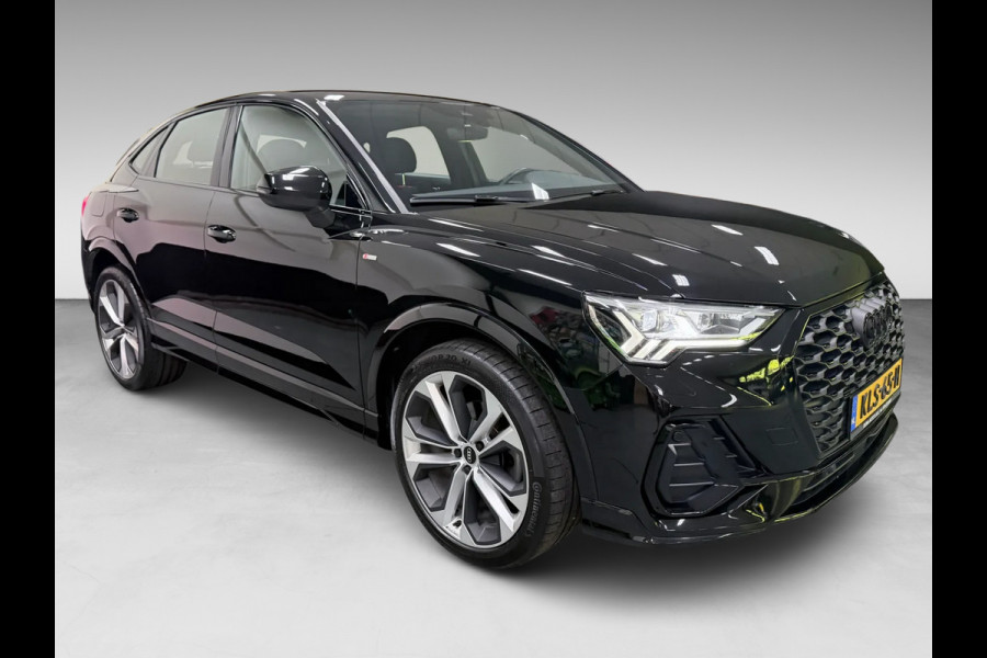 Audi Q3 Sportback 35 TFSI 2X S-LINE BLACKLINE 20'' SFEERVERL/CARPLAY/ADAPT-CR/DAB/SONOS/ELECTR-STOELEN///