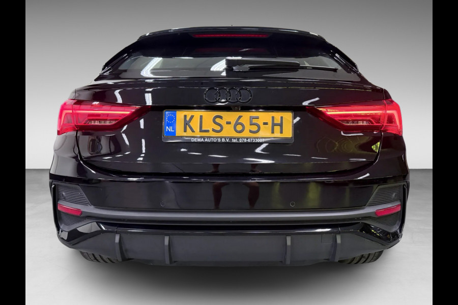 Audi Q3 Sportback 35 TFSI 2X S-LINE BLACKLINE 20'' SFEERVERL/CARPLAY/ADAPT-CR/DAB/SONOS/ELECTR-STOELEN///