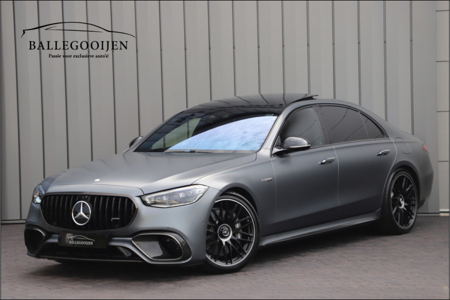 Mercedes-Benz S-Klasse AMG 63 S E Performance | 802PK | Manufaktur | Achterasbesturing | Businessclass | Burmester High-end | Carbon int+ext | Entertai