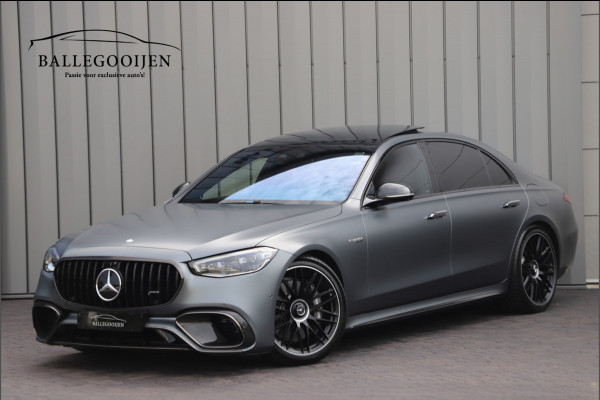 Mercedes-Benz S-Klasse AMG 63 S E Performance | 802PK | Manufaktur | Achterasbesturing | Businessclass | Burmester High-end | Carbon int+ext | Entertai