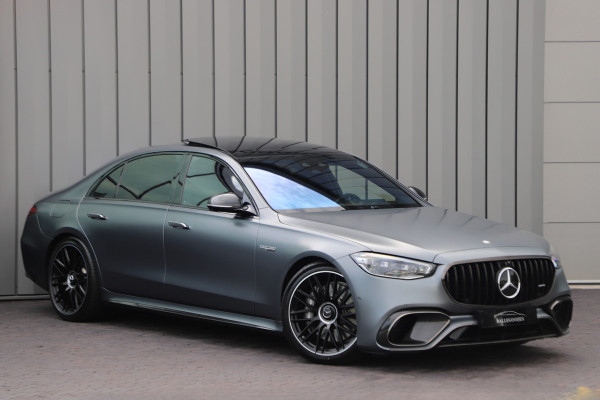 Mercedes-Benz S-Klasse AMG 63 S E Performance | 802PK | Manufaktur | Achterasbesturing | Businessclass | Burmester High-end | Carbon int+ext | Entertai