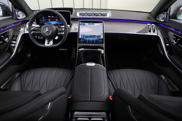 Mercedes-Benz S-Klasse AMG 63 S E Performance | 802PK | Manufaktur | Achterasbesturing | Businessclass | Burmester High-end | Carbon int+ext | Entertai
