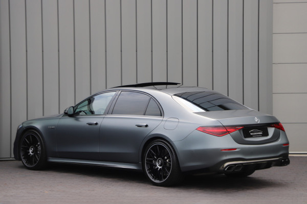 Mercedes-Benz S-Klasse AMG 63 S E Performance | 802PK | Manufaktur | Achterasbesturing | Businessclass | Burmester High-end | Carbon int+ext | Entertai
