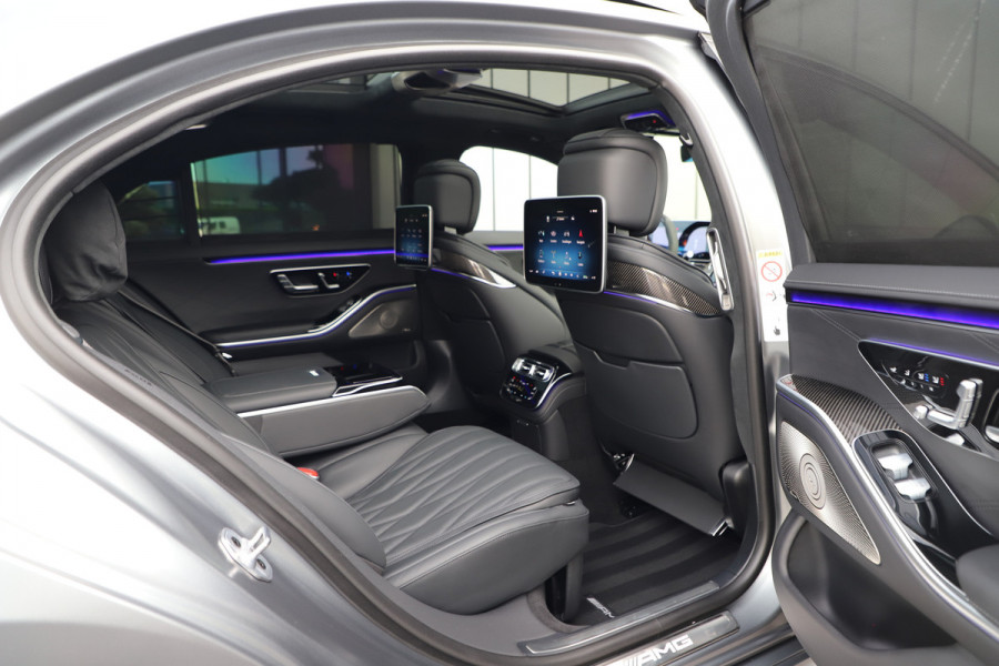 Mercedes-Benz S-Klasse AMG 63 S E Performance | 802PK | Manufaktur | Achterasbesturing | Businessclass | Burmester High-end | Carbon int+ext | Entertai