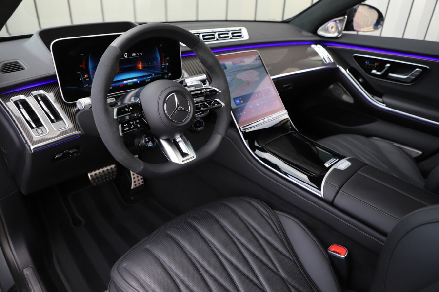 Mercedes-Benz S-Klasse AMG 63 S E Performance | 802PK | Manufaktur | Achterasbesturing | Businessclass | Burmester High-end | Carbon int+ext | Entertai