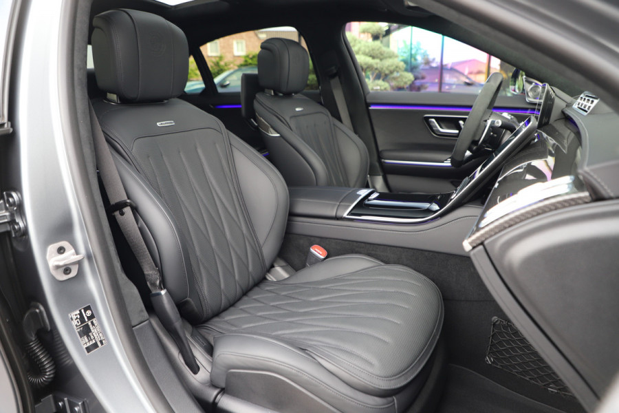 Mercedes-Benz S-Klasse AMG 63 S E Performance | 802PK | Manufaktur | Achterasbesturing | Businessclass | Burmester High-end | Carbon int+ext | Entertai