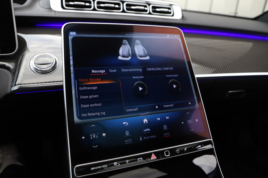 Mercedes-Benz S-Klasse AMG 63 S E Performance | 802PK | Manufaktur | Achterasbesturing | Businessclass | Burmester High-end | Carbon int+ext | Entertai