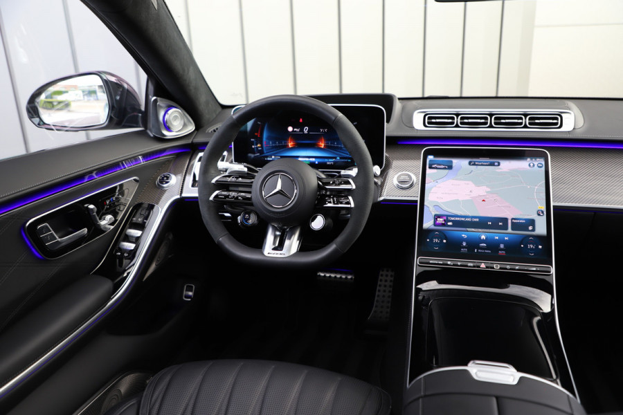 Mercedes-Benz S-Klasse AMG 63 S E Performance | 802PK | Manufaktur | Achterasbesturing | Businessclass | Burmester High-end | Carbon int+ext | Entertai