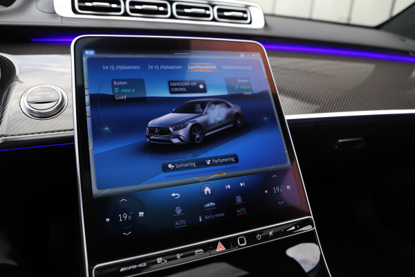 Mercedes-Benz S-Klasse AMG 63 S E Performance | 802PK | Manufaktur | Achterasbesturing | Businessclass | Burmester High-end | Carbon int+ext | Entertai