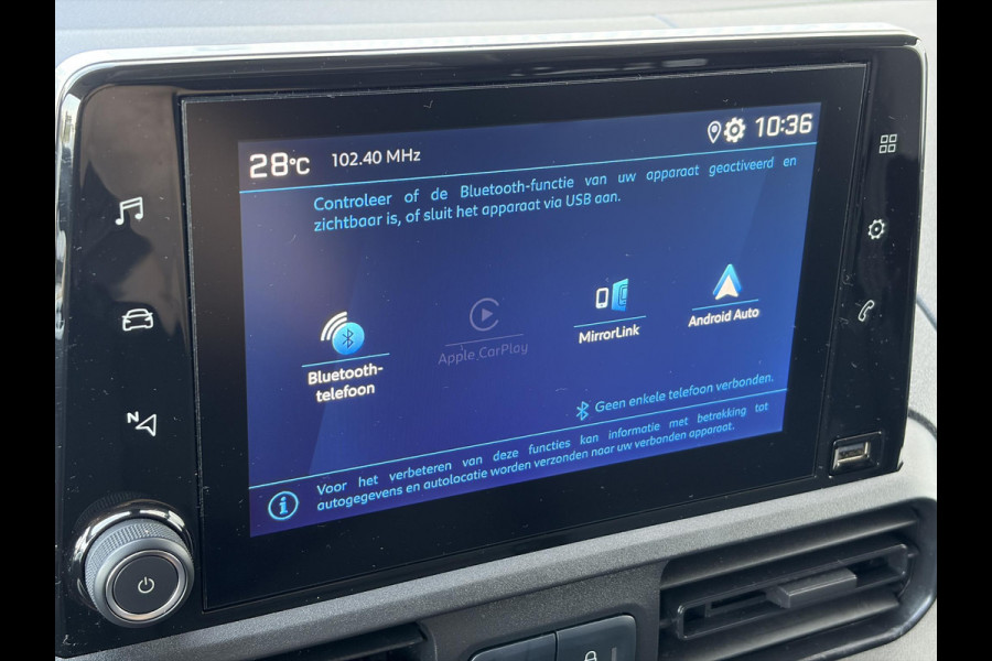 Peugeot Partner 1.5 BlueHDI Premium*A/C*CRUISE*CARPLAY*3ZITS*TEL*