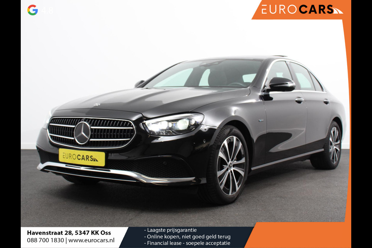Mercedes-Benz E-Klasse 300e Avantgarde Premium Plus PHEV Automaat Panorama dak Climate control Adaptieve cruise control Parkeersensoren Camera  Verwarmde voorstoelen Keyless Lcihtmetalen velgen Led Burmester