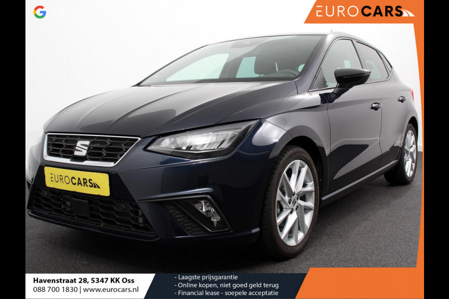 Seat Ibiza 1.0 TSI 110pk DSG FR Navigatie Apple Carplay/Android Auto Camera Parkeersensoren Adaptive cruise control Keyless Entry/Start Virtual Cockpit Stoelverwarming Ledverlichting Getinte ramen