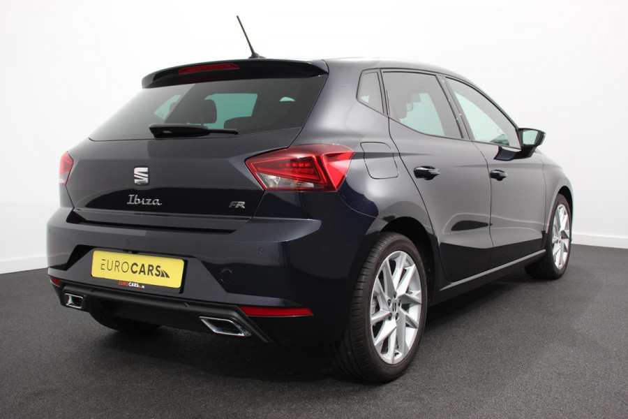 Seat Ibiza 1.0 TSI 110pk DSG FR Navigatie Apple Carplay/Android Auto Camera Parkeersensoren Adaptive cruise control Keyless Entry/Start Virtual Cockpit Stoelverwarming Ledverlichting Getinte ramen