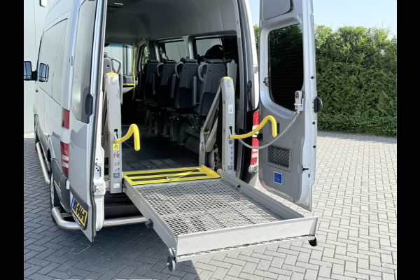 Mercedes-Benz Sprinter 314 CDI AUTOMAAT EURO 6 / FLEXI-TRANS ROLSTOELBUS + LIFT / L2H2 / 9 PERSOONS / CAMERA / AIRCO / PRIJS INCL BTW EN BPM