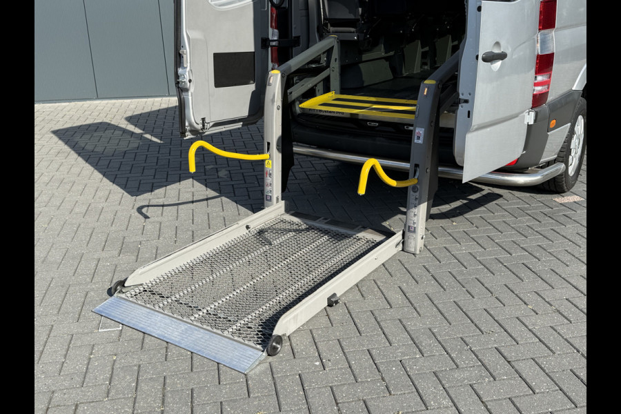 Mercedes-Benz Sprinter 314 CDI AUTOMAAT EURO 6 / FLEXI-TRANS ROLSTOELBUS + LIFT / L2H2 / 9 PERSOONS / CAMERA / AIRCO / PRIJS INCL BTW EN BPM