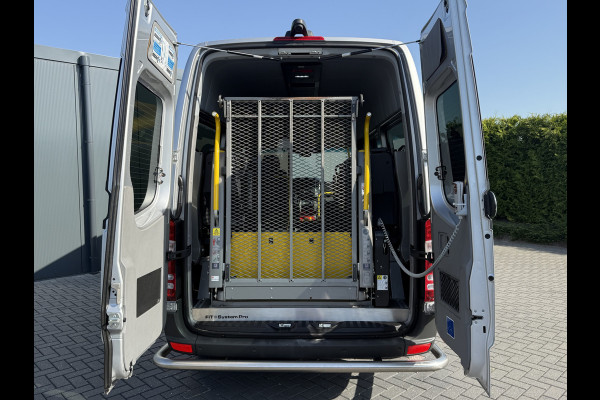 Mercedes-Benz Sprinter 314 CDI AUTOMAAT EURO 6 / FLEXI-TRANS ROLSTOELBUS + LIFT / L2H2 / 9 PERSOONS / CAMERA / AIRCO / PRIJS INCL BTW EN BPM