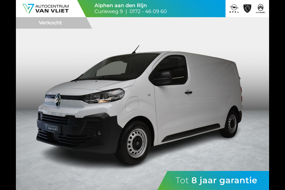 Citroën ë-Jumpy L2 75 kWh | tot 8 jaar garantie | Camera | Navigatie incl. Apple Carplay | Dodehoek detectie | Parkeersensoren voor & achter | Laadruimtebetimmering