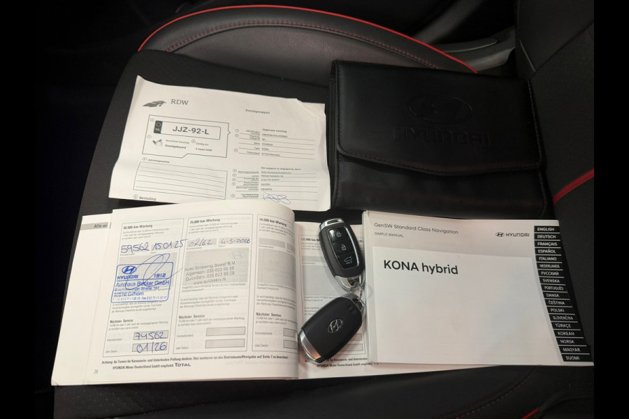 Hyundai Kona 1.6 GDI HEV Fashion Design Sky AUT. PANORAMADAK NAVIGATIE STOEL/STUURVERWARMING CAMERA PDC AIRCO CRUISE LANE-ASSIST
