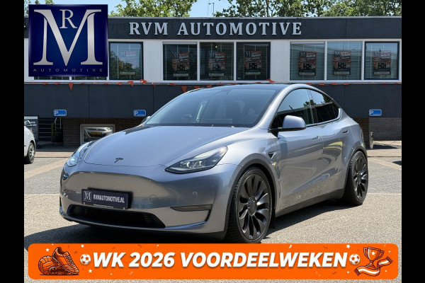 Tesla Model Y Performance AWD 75 kWh SOH 94% | AFNEEMBARE TREKHAAK| RESTERENDE ALGEMENE FABRIEKSGARANTIE TESLA T/M 03-2027 OF 80.000KM| ACCU + AANDRIJFLIJN T/M 03-2031/ 192.000KM| RIJKLAAR GELEVERD