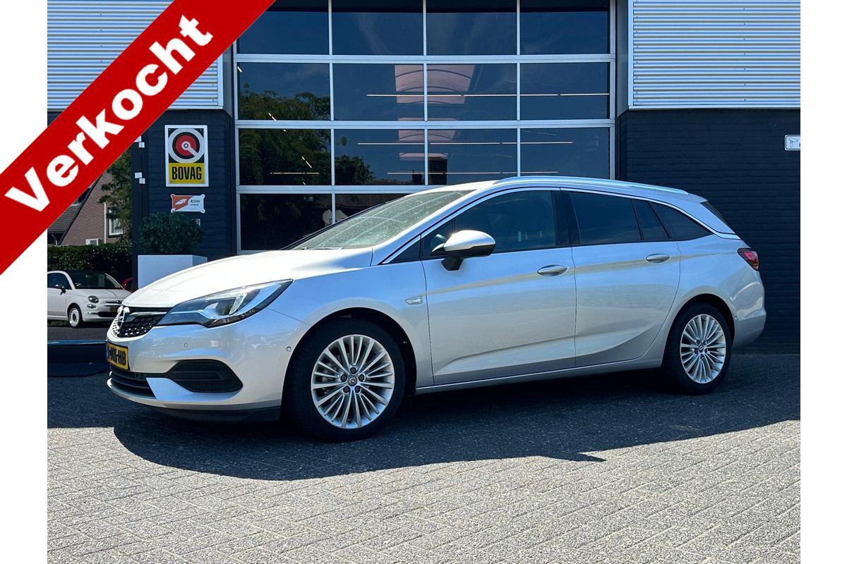 Opel Astra Sports Tourer 1.2 Elegance, Airco, Bluetooth, Camera, CarPlay, Cruise, Navi, Lane Assist, NAP
