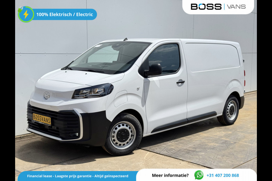 Toyota PROACE Electric 75kWh Nieuw! Elektrisch L1 348km WLTP Snelladen Climate Control Cruise Control Camera Parkeersensoren v+a