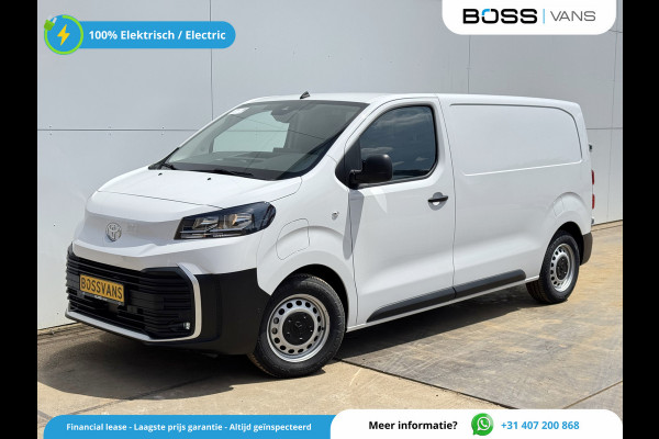 Toyota PROACE Electric 75kWh Nieuw! Elektrisch L1 348km WLTP Snelladen Climate Control Cruise Control Camera Parkeersensoren v+a