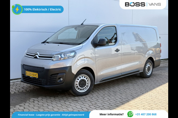 Citroën ë-Jumpy 75kWh L3 Elektrisch 330km WLTP 100% (SOH) BEV Snelladen Navigatie Climate control Cruise control Carplay Camera Laadkabel Parkeersensoren v+a