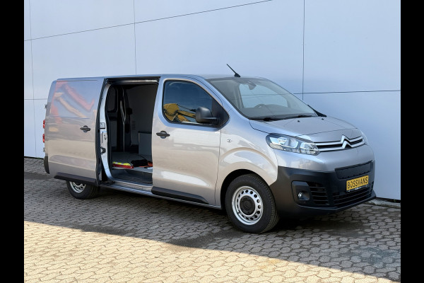 Citroën ë-Jumpy 75kWh L3 Elektrisch 330km WLTP 100% (SOH) BEV Snelladen Navigatie Climate control Cruise control Carplay Camera Laadkabel Parkeersensoren v+a