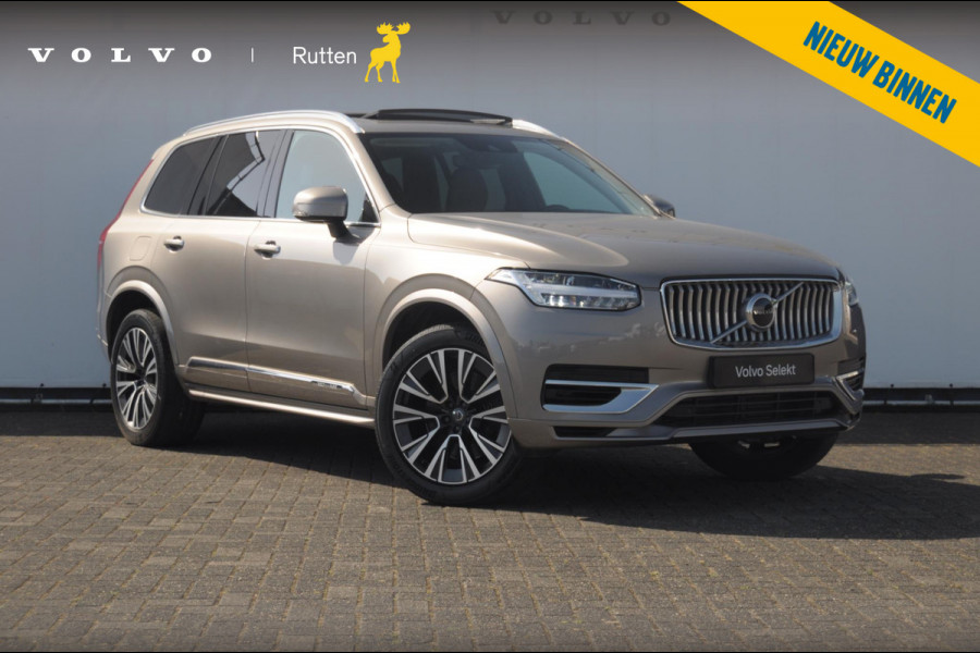 Volvo XC90 T8 455PK Automaat Recharge AWD Inscription Long range / Adaptieve cruise control / BLIS /Harman kardon audio / Parkeersensoren met camera / Keyless entry / Elektrische stoelen met geheugen / Apple carplay / Elektrische achterklep /