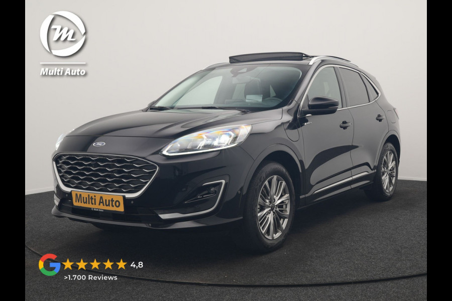 Ford Kuga 2.5 Vignale PHEV 225pk Dealer O.H | Panodak | Head Up | Bang & Olufsen | Adaptive Cruise | 360 Camera | Lederen Sportstoelen Memory & Verwarmd | BLIS | Keyless | Apple Carplay | Pilot Assist | Sfeerverlichting | Navigatie | Virtual | 18"L.M | Plug In Hybrid |