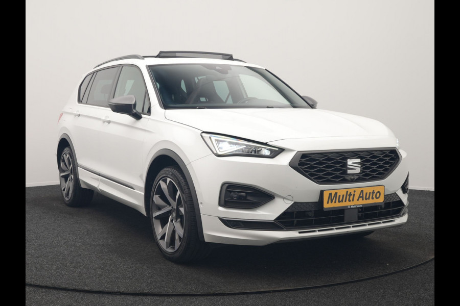 Seat Tarraco 1.4 TSI e-Hybrid FR PHEV 245pk Dealer O.H | Trekhaak Af Fabriek | Panodak | 360 Camera | Adaptive Cruise | Sportstoelen Memory & Verwarmd | BLIS | Apple Carplay | Travel Assist | Keyless | Navigatie | Virtual | DAB | 20" L.M | Plug In Hybrid |