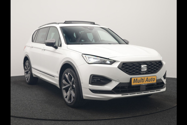 Seat Tarraco 1.4 TSI e-Hybrid FR PHEV 245pk Dealer O.H | Trekhaak Af Fabriek | Panodak | 360 Camera | Adaptive Cruise | Sportstoelen Memory & Verwarmd | BLIS | Apple Carplay | Travel Assist | Keyless | Navigatie | Virtual | DAB | 20" L.M | Plug In Hybrid |