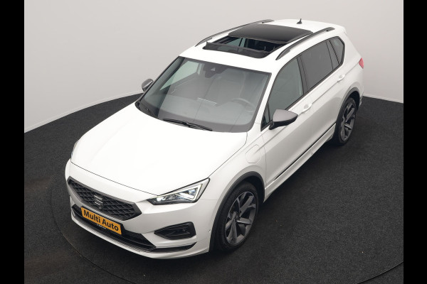 Seat Tarraco 1.4 TSI e-Hybrid FR PHEV 245pk Dealer O.H | Trekhaak Af Fabriek | Panodak | 360 Camera | Adaptive Cruise | Sportstoelen Memory & Verwarmd | BLIS | Apple Carplay | Travel Assist | Keyless | Navigatie | Virtual | DAB | 20" L.M | Plug In Hybrid |