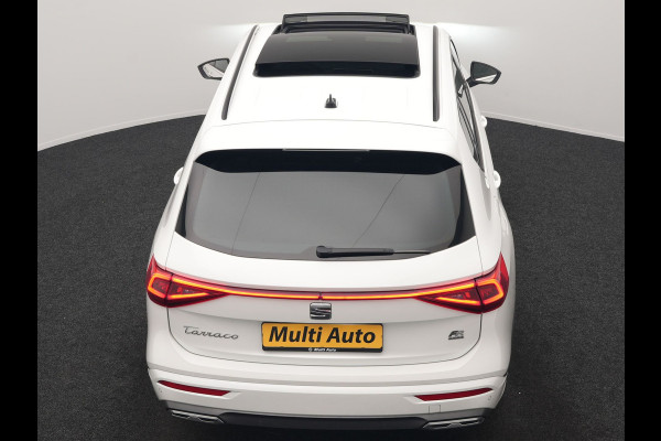 Seat Tarraco 1.4 TSI e-Hybrid FR PHEV 245pk Dealer O.H | Trekhaak Af Fabriek | Panodak | 360 Camera | Adaptive Cruise | Sportstoelen Memory & Verwarmd | BLIS | Apple Carplay | Travel Assist | Keyless | Navigatie | Virtual | DAB | 20" L.M | Plug In Hybrid |