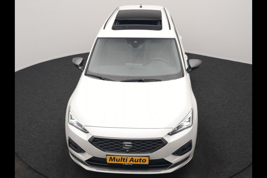 Seat Tarraco 1.4 TSI e-Hybrid FR PHEV 245pk Dealer O.H | Trekhaak Af Fabriek | Panodak | 360 Camera | Adaptive Cruise | Sportstoelen Memory & Verwarmd | BLIS | Apple Carplay | Travel Assist | Keyless | Navigatie | Virtual | DAB | 20" L.M | Plug In Hybrid |