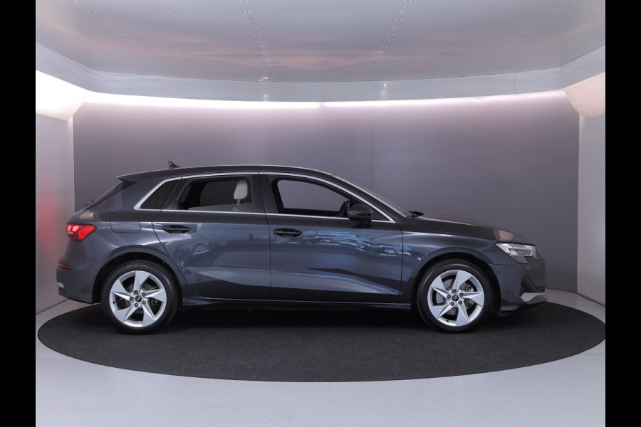 Audi A3 Sportback 40 TFSI e Advanced edition 204 pk S-tronic | Verlengde garantie | Navigatie | Parkeersensoren (Park assist) | Achteruitrijcamera | Adaptieve cruise control | Lederen bekleding | Stoelverwarming |