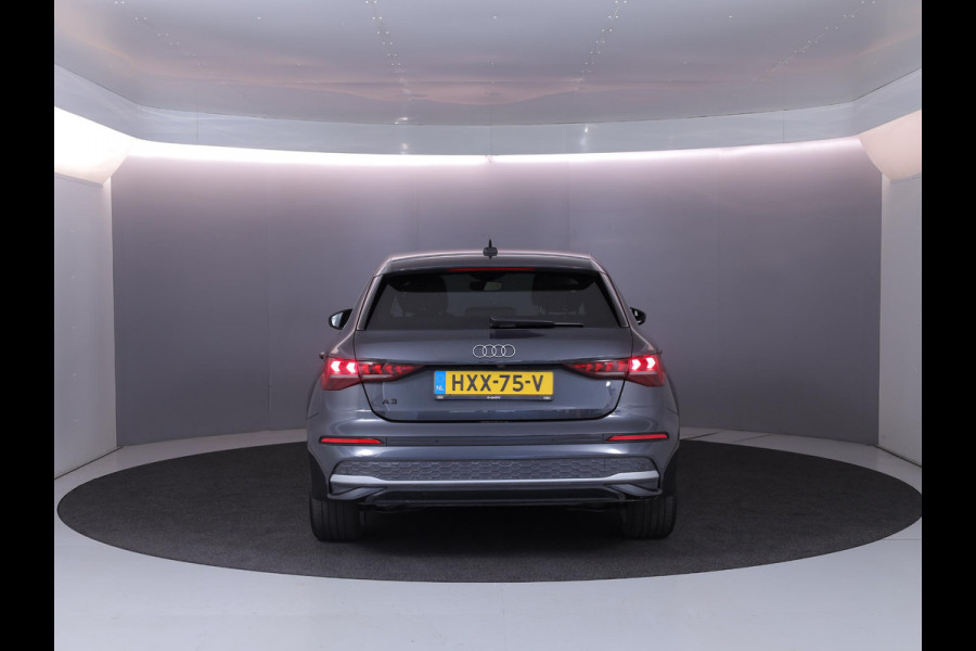 Audi A3 Sportback 40 TFSI e Advanced edition 204 pk S-tronic | Verlengde garantie | Navigatie | Parkeersensoren (Park assist) | Achteruitrijcamera | Adaptieve cruise control | Lederen bekleding | Stoelverwarming |