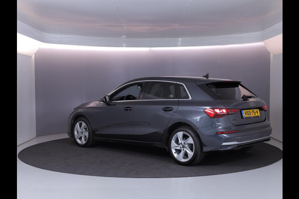 Audi A3 Sportback 40 TFSI e Advanced edition 204 pk S-tronic | Verlengde garantie | Navigatie | Parkeersensoren (Park assist) | Achteruitrijcamera | Adaptieve cruise control | Lederen bekleding | Stoelverwarming |
