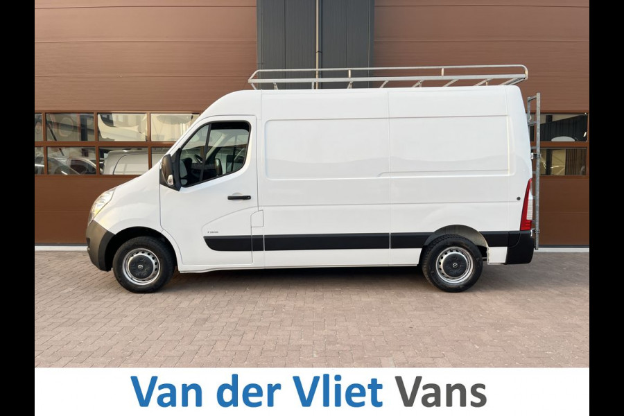 Opel Movano 2.3 CDTI 131pk E6 L2H2 BPM Vrij! Lease €236 p/m, Imperiaal+Trap , Navi, PDC, Airco, Trekhaak, Cruise controle, Onderhoudshistorie aanwezig