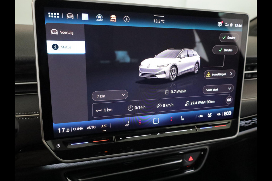 Volkswagen ID.7 Tourer Pro Limited Edition 77 kWh accu 210 kW / 286 PK 20" inch lm velgen Trontheim, Panorama dak, Dyn. Chas. Contr.