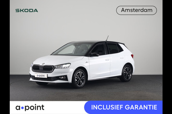 Škoda Fabia 1.0 TSI Monte Carlo 115 pk Automaat (DSG) | Verlengde garantie | Navigatie via App | Parkeersensoren | Achteruitrijcamera | Adaptieve cruise control | Stoelverwarming |