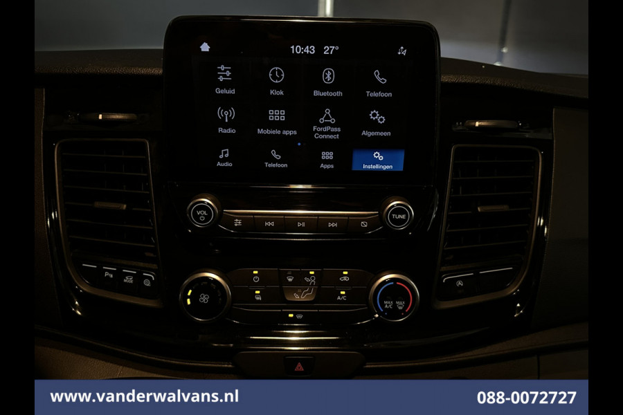 Ford Transit Custom 2.0 TDCI 170pk L1H1 Euro6 Airco | Camera | LED | Apple Carplay | Cruisecontrol | Raptor grill | Leder Android Auto, LM velgen, Verwarmde voorruit, Parkeersensoren, Bijrijdersbank